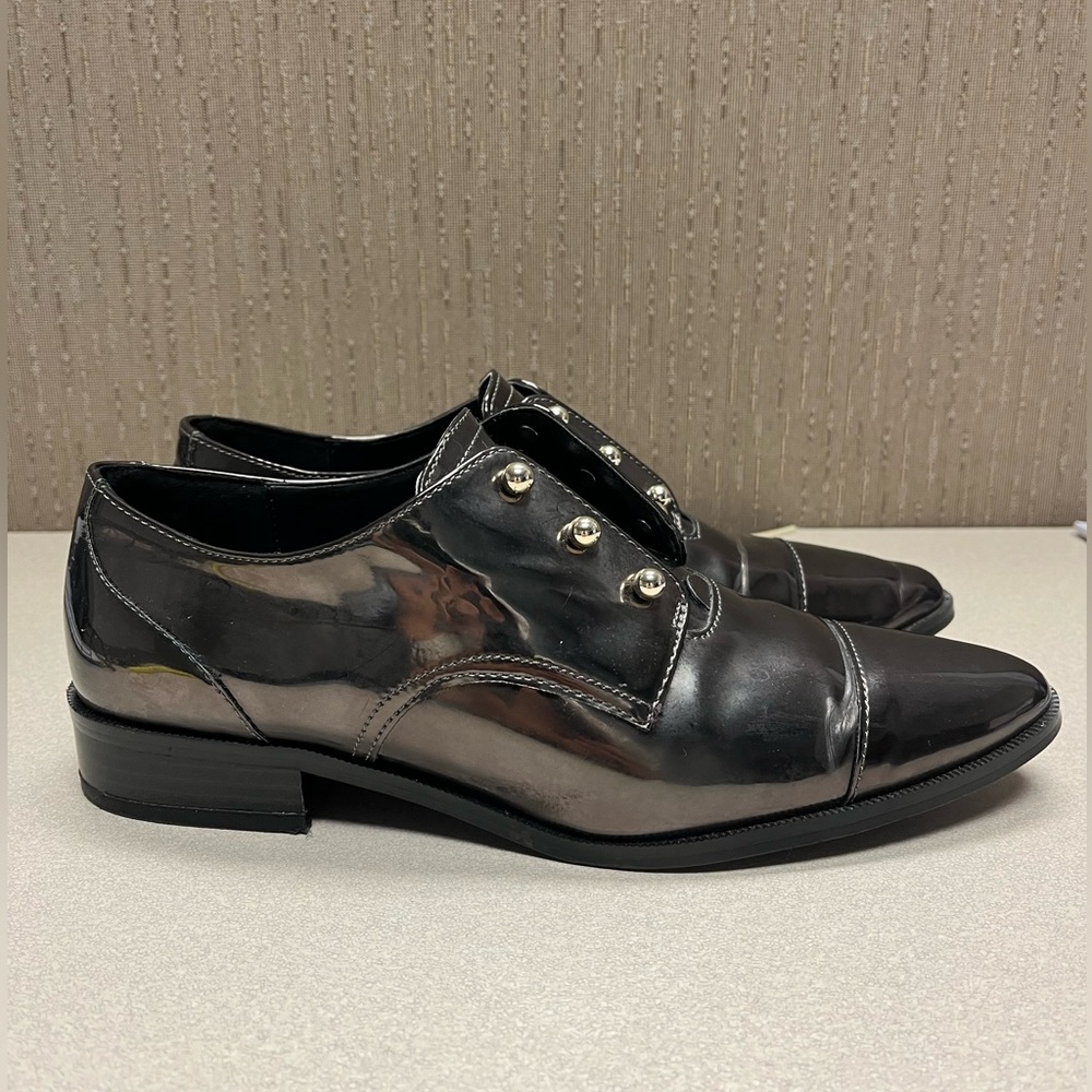 Nine West dark chrome shoes